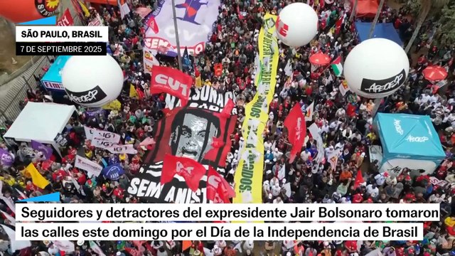 Seguidores y detractores de Bolsonaro salen a las calles en vísperas del veredicto por golpismo