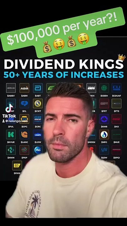 $100,000 passive income from dividends (I’d start HERE) 📈💰👑