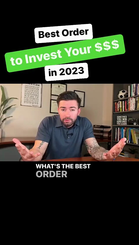 Best Order to Invest Your Money TO GET RIDICULOUSLY RICH 💰🎉