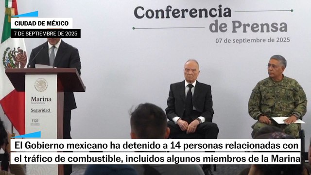 El Gobierno mexicano detiene a 14 funcionarios vinculados a redes de robo de combustible