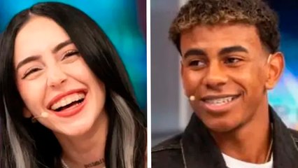 Lamine Yamal confirma que sigue enamorado de Nicki Nicole y esta es su sonrisa al hablar de la cantante