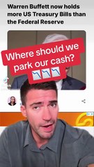 🚨BREAKING- Buffett holds more Tbills than Fed Reserve (MOVE TO CASH-)