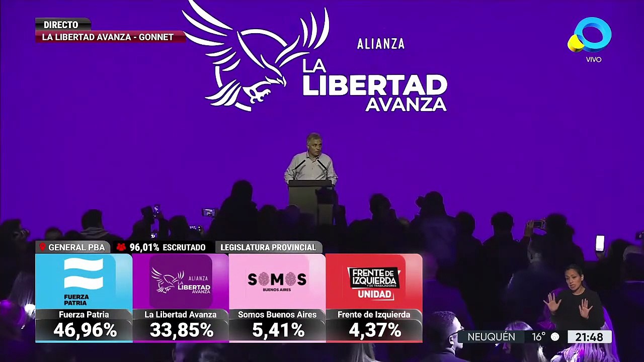 Sebastián Pareja reconoce la derrota de LLA