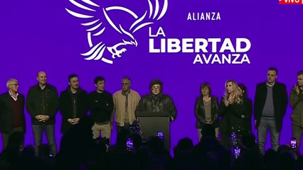 El discurso de Javier Milei tras la derrota