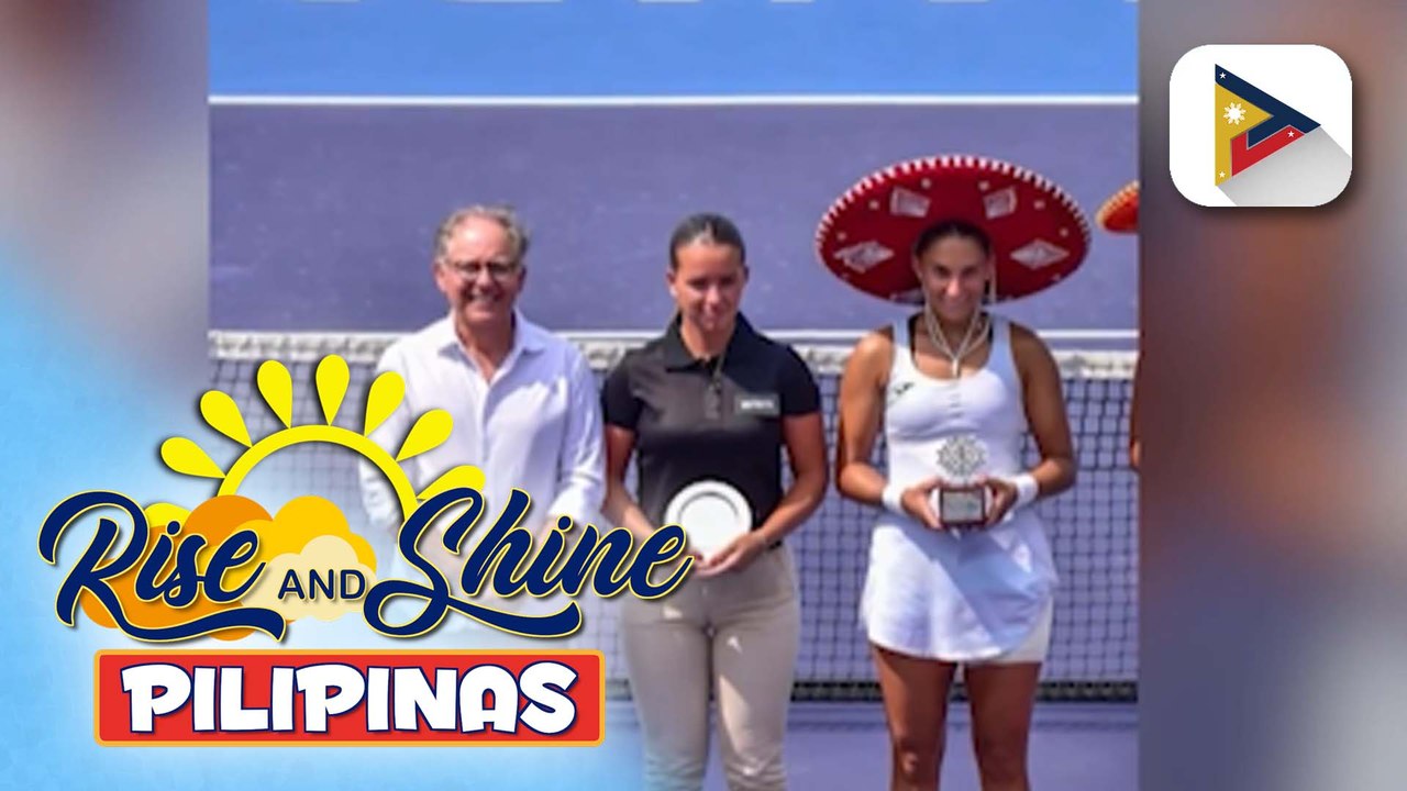 Pinay tennis superstar Alex Eala, nasungkit ng  kauna-unahang Women’s Tennis Association title