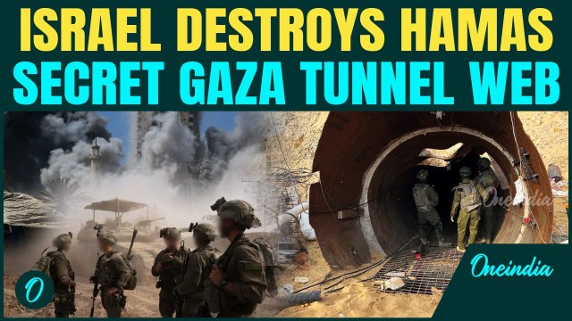 Israel FLATTENS Hamas’ Secret Tunnel Network Beneath Gaza | 87 Killed In Relentless IDF Airstrikes