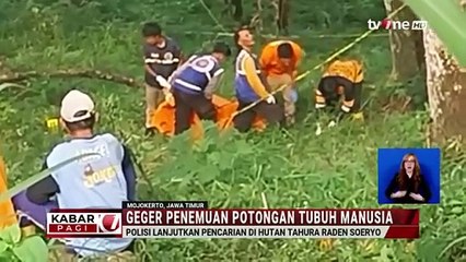 Warga Mojokerto Digegerkan oleh Penemuan Potongan Tubuh Manusia di Hutan