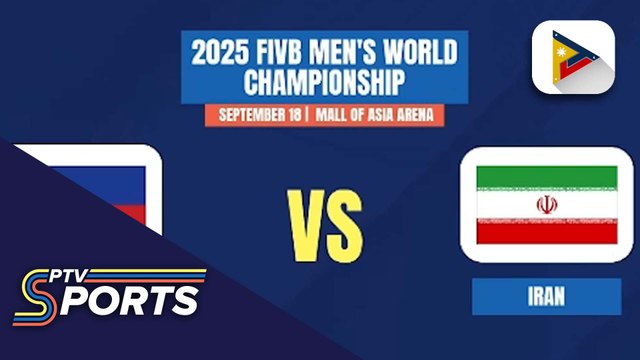 Iran at Tunisia, nasa Pilipinas na para sa 2025 FIVB Volleyball Men's World Championships