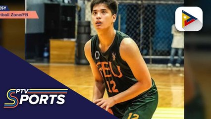 Renzo Competente, magpapahinga muna sa UAAP Season 88 dahil sa knee injury