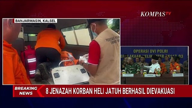 8 Orang Jadi Korban Helikopter Jatuh di Kalsel, 3 Diantaranya WNA