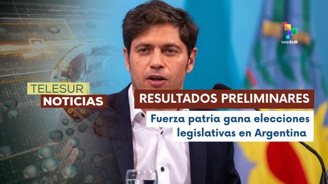 Elecciones legislativas de Argentina dan ganador Axel Kicillof