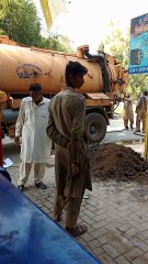 Sewerage Cleaning Staff on work