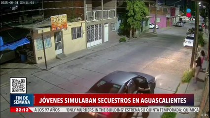 Jóvenes simularon un intento de secuestro en Aguascalientes