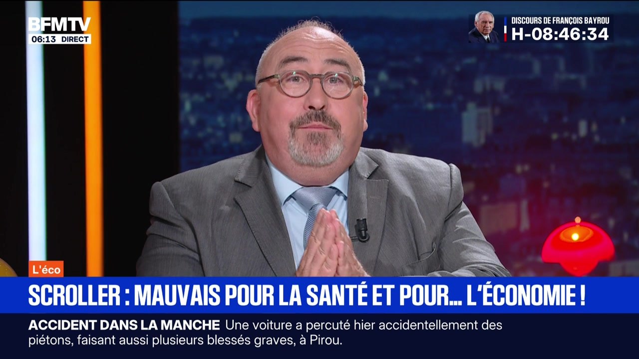BFM Conso : Scroller, mauvais pour la santé et pour... l'économie ! - 08/09