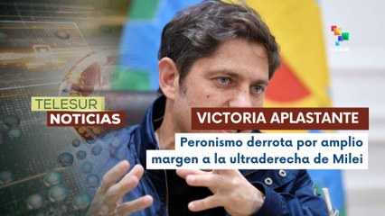 Alex Kicillof agradeció al pueblo argentino por su apoyo en las elecciones legislativas