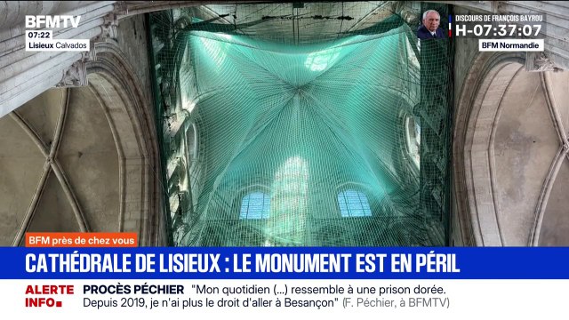 Chute de pierres, infiltration...La cathédrale de Lisieux (Calvados), un monument en péril