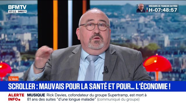 BFM éco : Scroller, mauvais pour la santé et pour... l'économie ! - 08/09