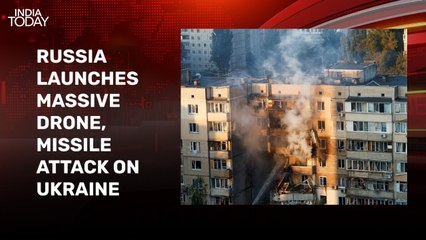 Ukraine claims largest air attack by Russia, widespread damage reported