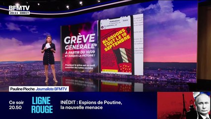 Pauline Pioche - BFM TV du 07/09/2025 - Le point sur le mouvement du "10 septembre" qui s'organise sur les réseaux sociaux 📱
