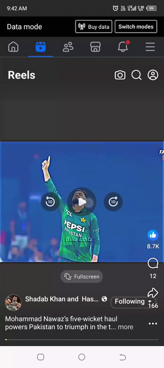 Muhammad Nawaz # Especially with Ball # Five Wickets #against # Afghando # Team # hauls #