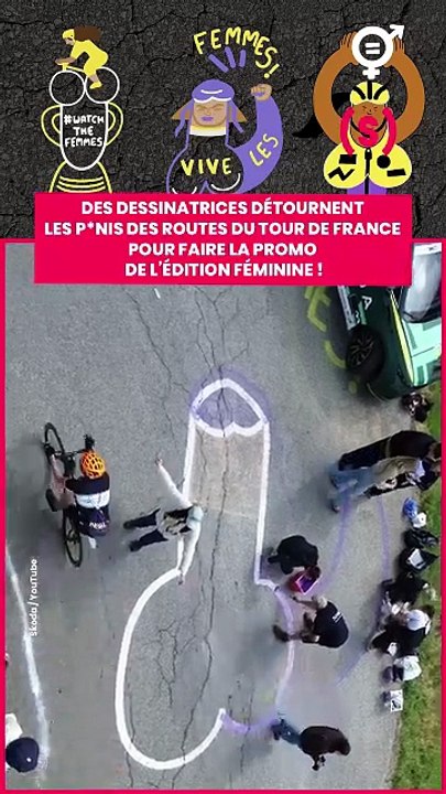 Lors de la 19ème étape du Tour masculin 2025 @cecile.dormeau et @erinaniker, avec la marque Skoda, o