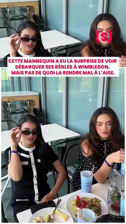 Alors qu’elle assistait au célèbre championnat so chic de Wimbledon, la mannequin Brooks Nader n’ava