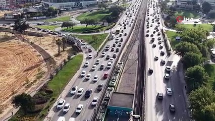 Bursa trafiğinde okul yoğunluğu