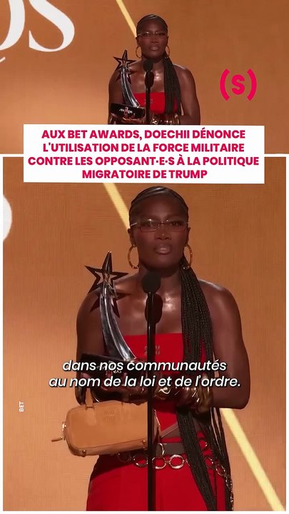 En acceptant le trophée de la meilleure artiste hip-hop féminine aux BET Awards hier soir, la rappeu