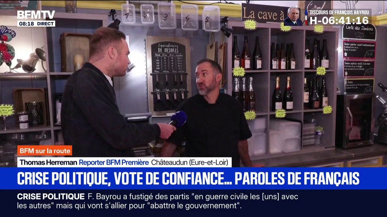 "On a une petite baisse pour tout ce qui est repas festif": l'activité des commerçants plombée par l'instabilité politique