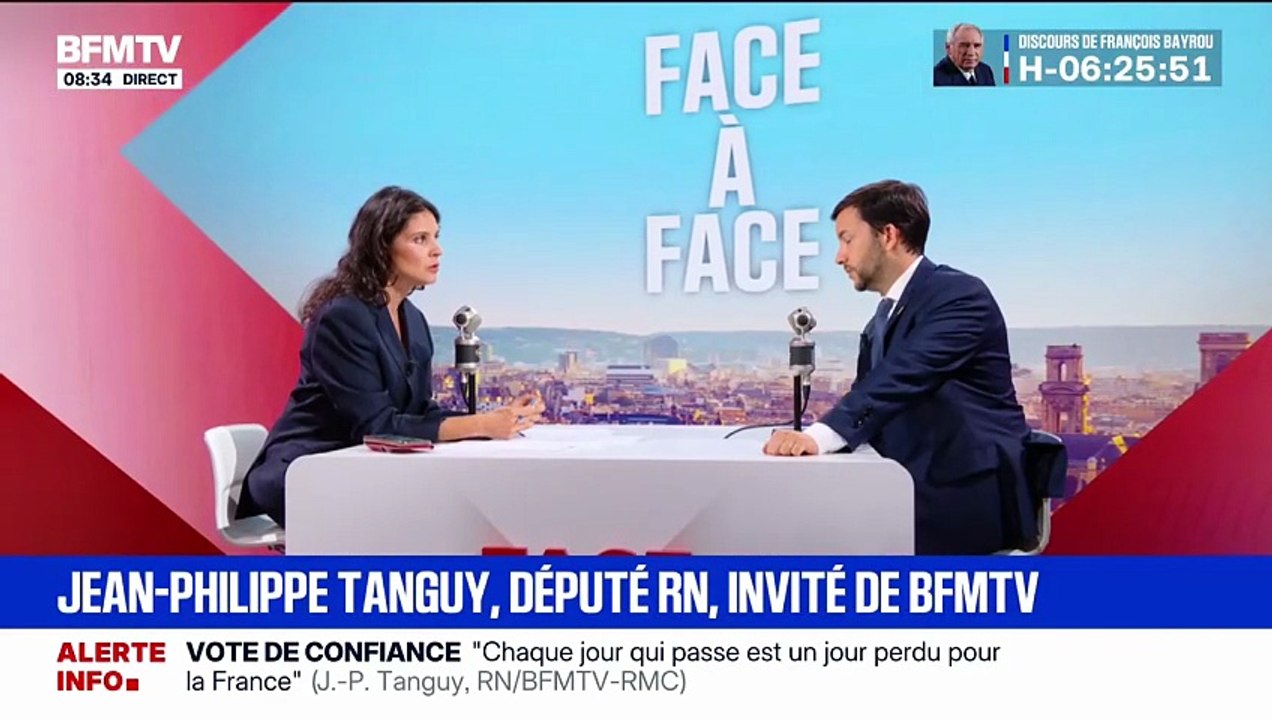 François Bayrou fustige la "guerre civile" entre les forces politiques, Jean-Philippe Tanguy estime de son côté que le gouvernement "ne fait rien pour trouver la paix"