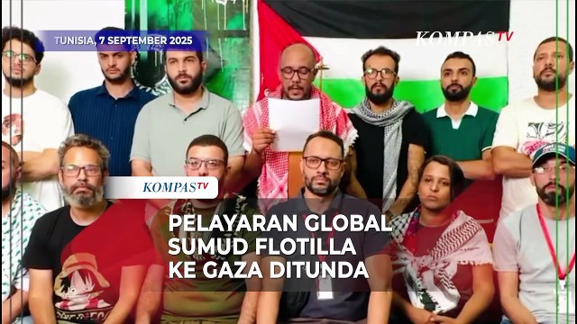 Misi Pelayaran Global Sumud Flotilla ke Gaza Ditunda, Ini Alasannya