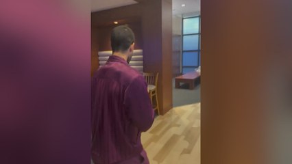 Fiesta absoluta de Alcaraz con champagne tras el US Open