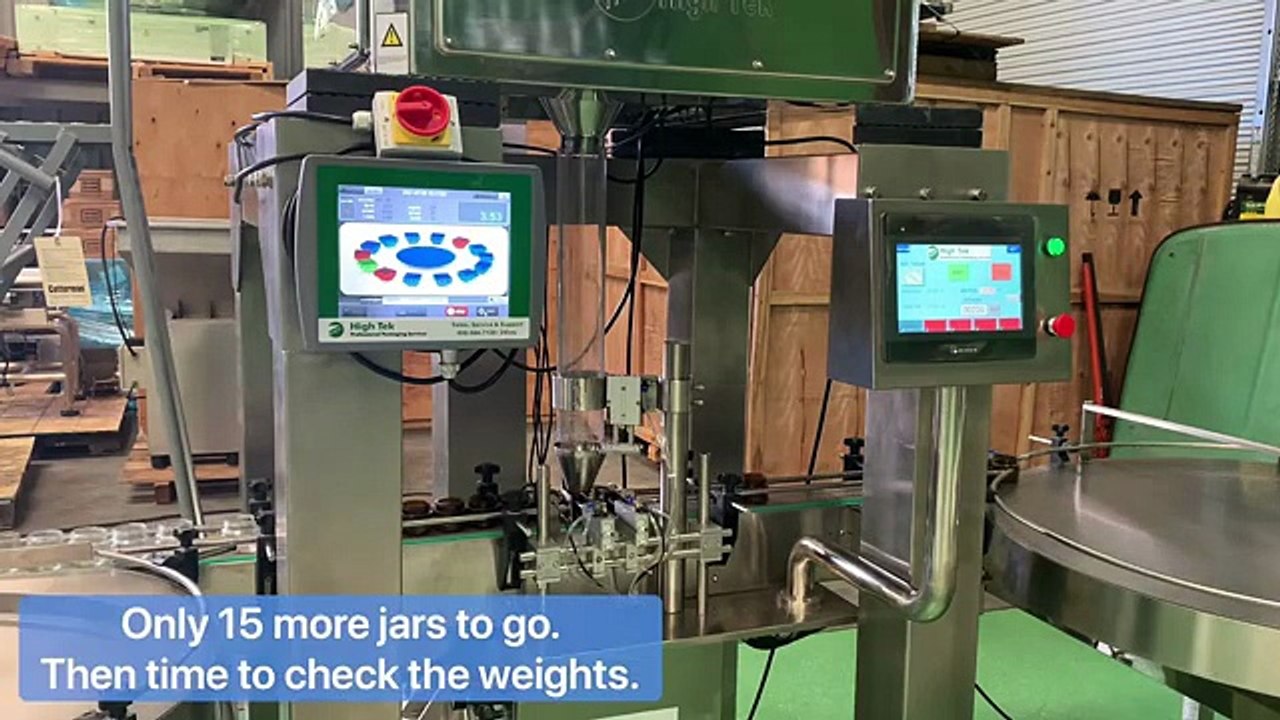High Tek USA' Mini Multi-head Combination Weigher - Weight Validation Test