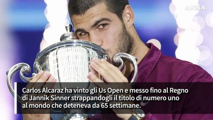 Alcaraz batte Sinner e torna numero uno. L'azzurro cede in 4 set