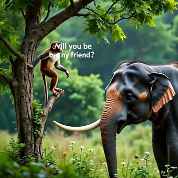 Alone elephant that no friends