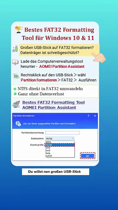 🖥️😆 Beste FAT32 Formatting Tools für Windows-PC ✨
