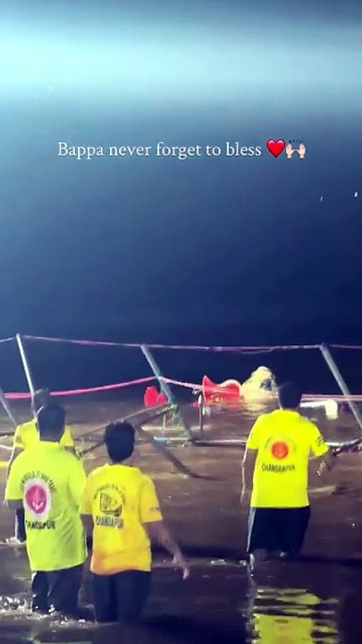 Bappa never without giving blessing  can't go The whole dance getting in 100m view and genius book world record light dance