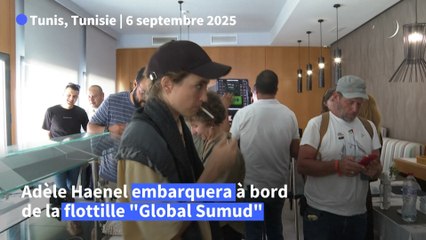 L'actrice française Adèle Haenel annonce rejoindre la flottille pour Gaza depuis Tunis