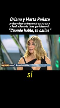 Oriana y Marta Peñate protagonizan un tremendo cara a cara en 'Supervivientes All Stars' y Sandra Barneda tiene que intervenir: Cuando hable, te callas