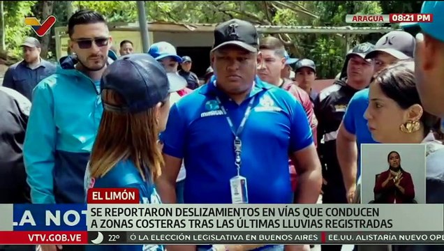 Supervisan zonas afectadas de Aragua por las fuertes lluvias registradas en las últimas horas