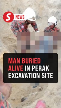 Worker buried alive during excavation work in Seri Iskandar, Perak