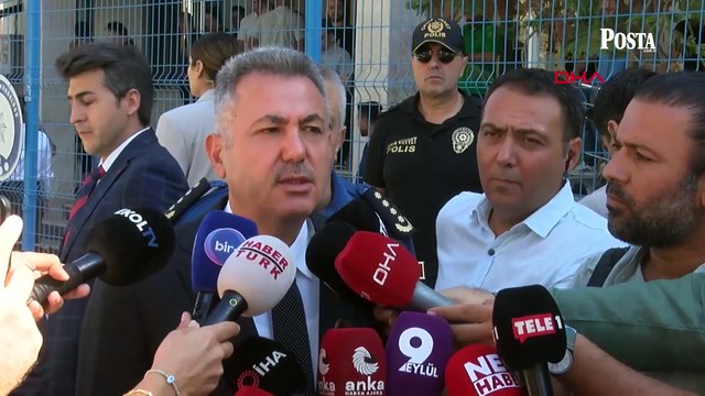 İzmir Valisi Süleyman Elban, silahlı saldırıyla ilgili açıklamalarda bulundu