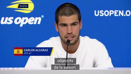 US Open - Alcaraz : “Être N°1 mondial était l’un de mes premiers objectifs de la saison”