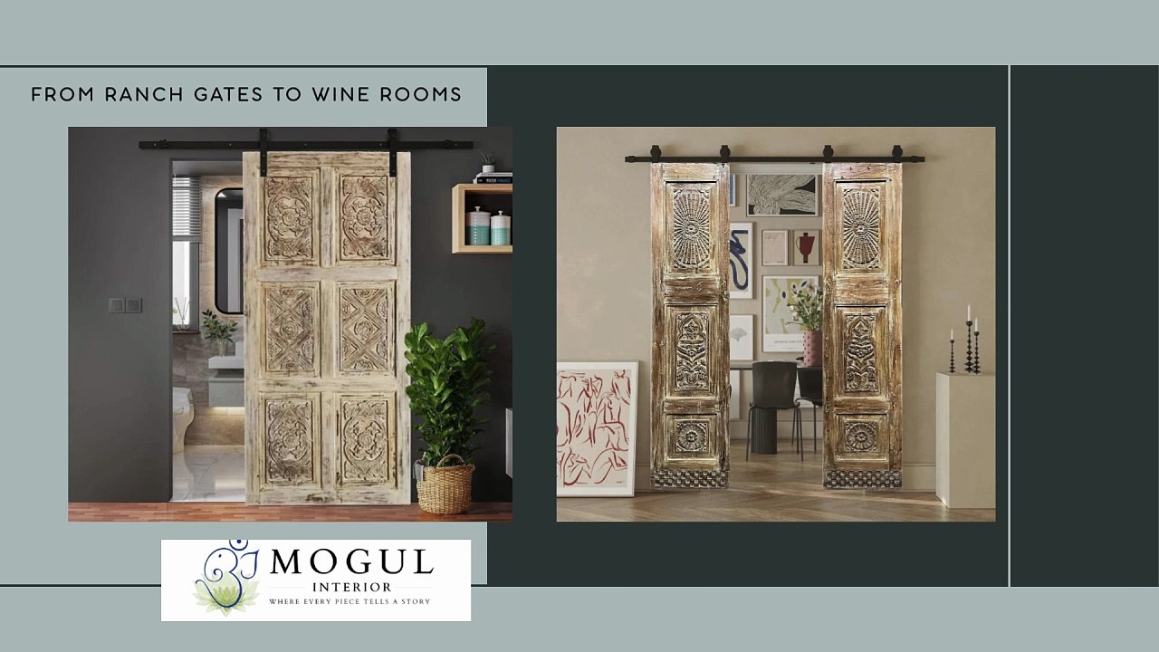 Doors With a Story Hand Carved Antique Entry Doors That Define Luxury Spaces