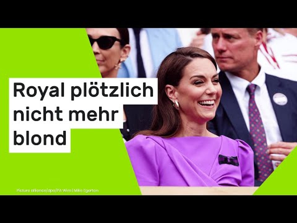 Völlige Verwirrung um ihre Haare - Royal plötzlich nicht mehr blond