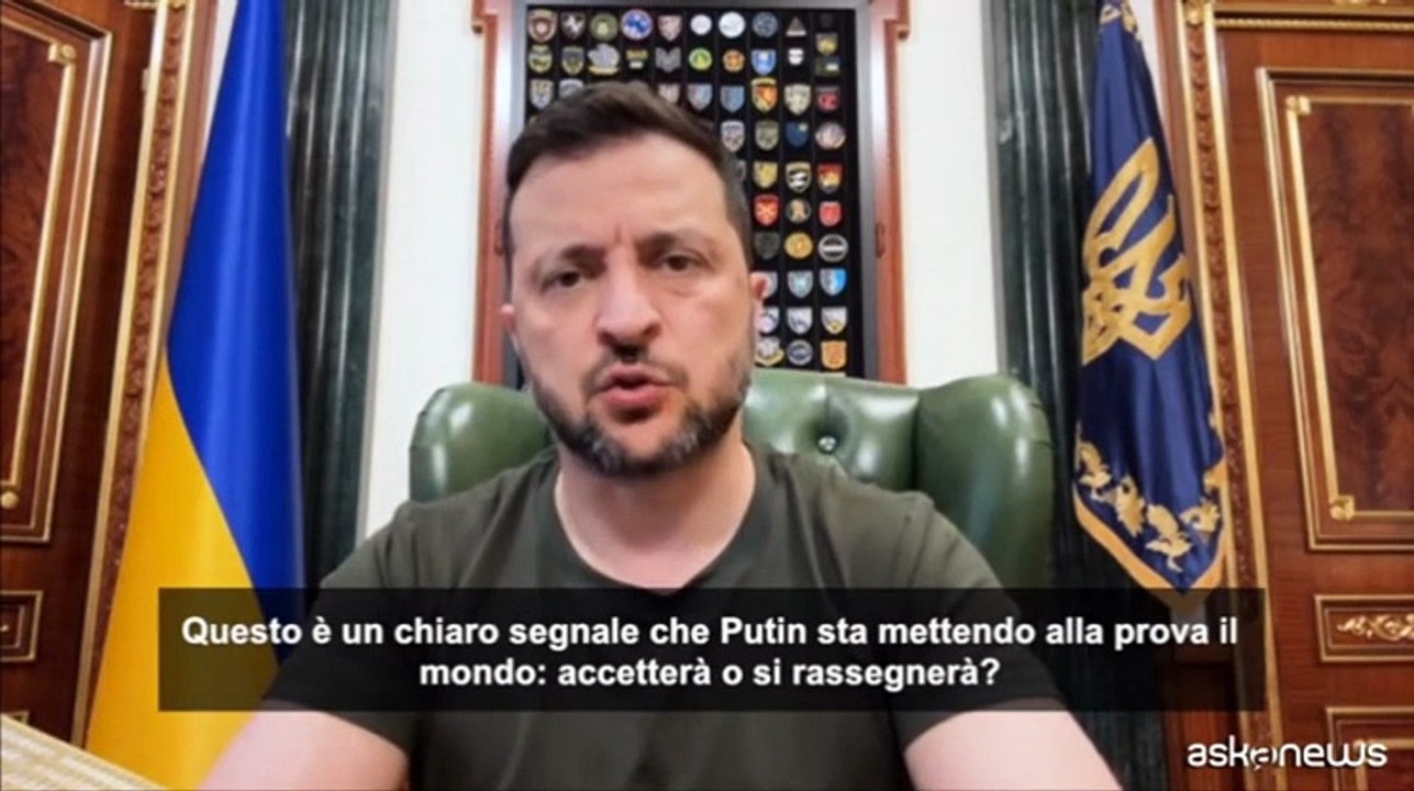Zelensky: conto su risposta decisa Usa dopo gli attacchi russi a Kiev