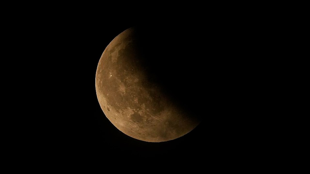El espectacular eclipse de luna de sangre