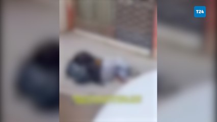 İzmir’de polis merkezine saldırı anı görüntülendi