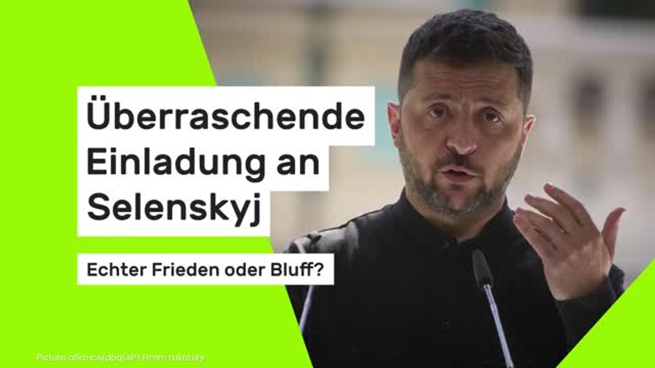 Überraschende Einladung an Selenskyj – echter Frieden oder Bluff?
