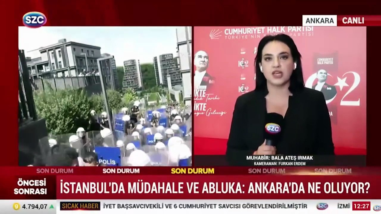 İl binası önünde tansiyon arttı: Biber gazlı müdahale sürüyor
